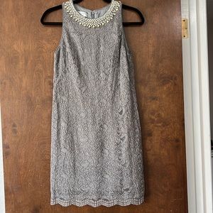 Lace and rhinestone dress